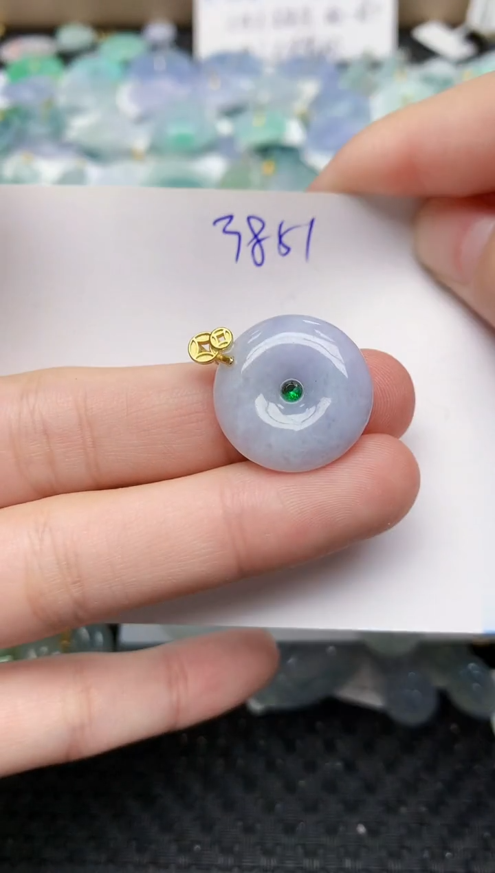 颈饰未镶嵌翡翠天然缅甸A货翡翠百元以上9元证书费自理