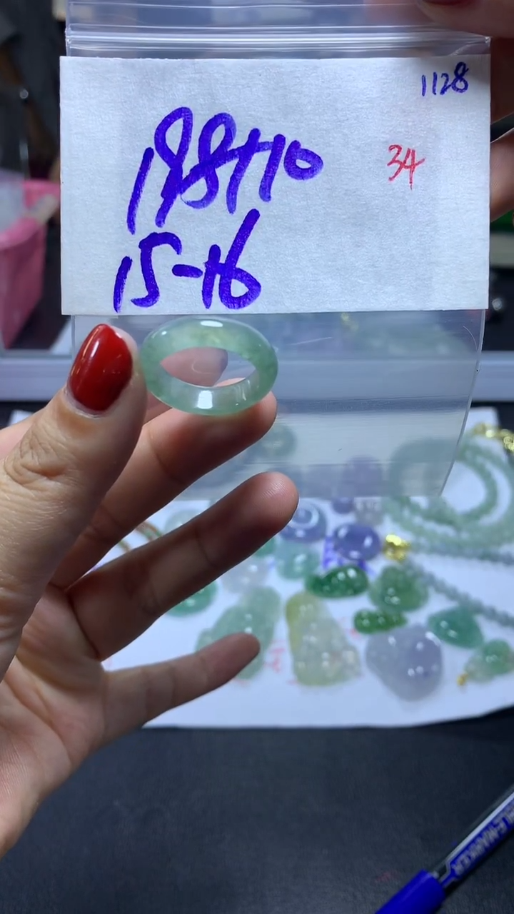 未镶嵌定制翡翠毛货需精细抛光拍一发一