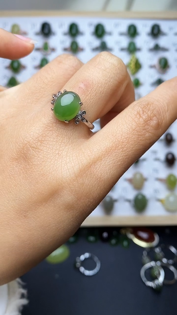 【闪购商品】和田玉戒指未镶嵌1