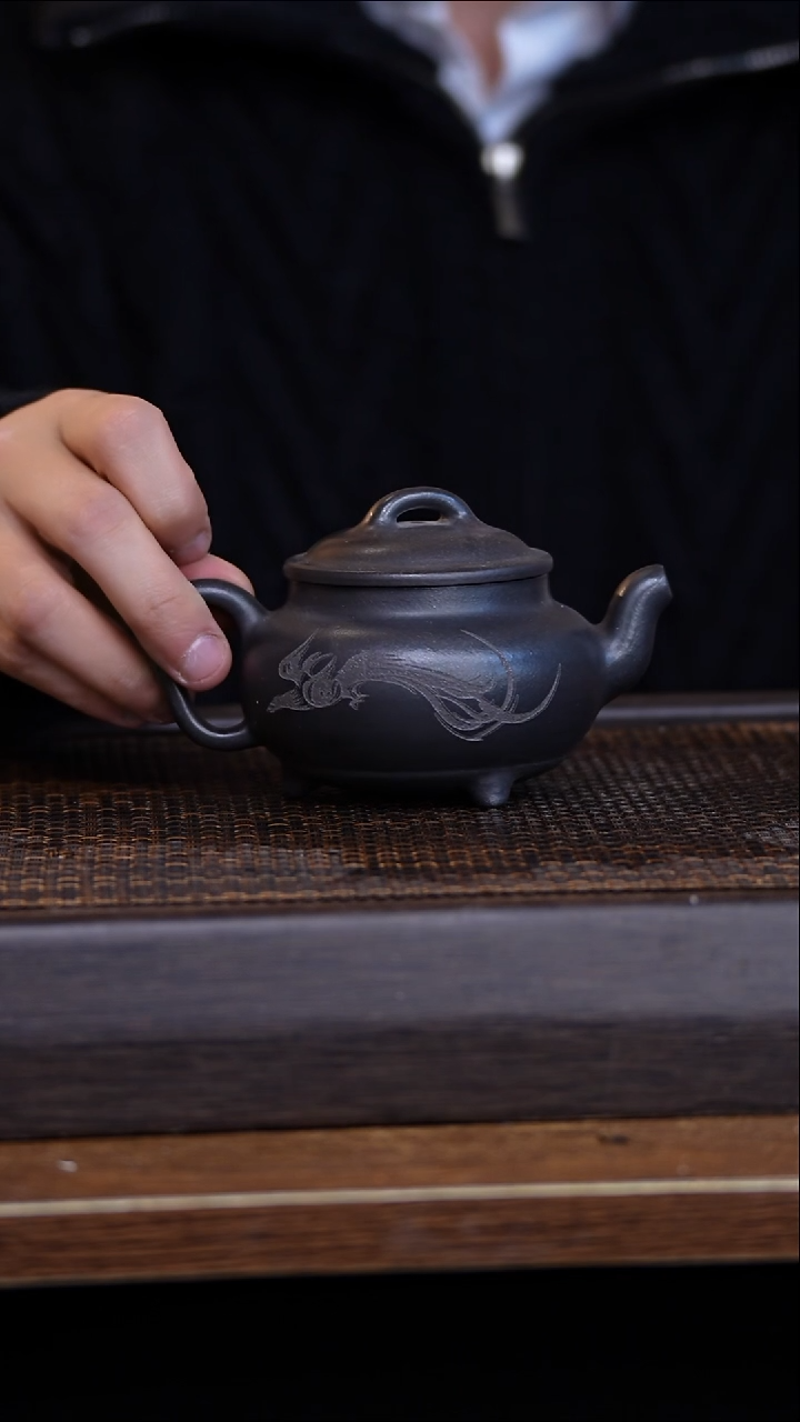 茶壶紫砂宜兴手工原矿紫砂壶001