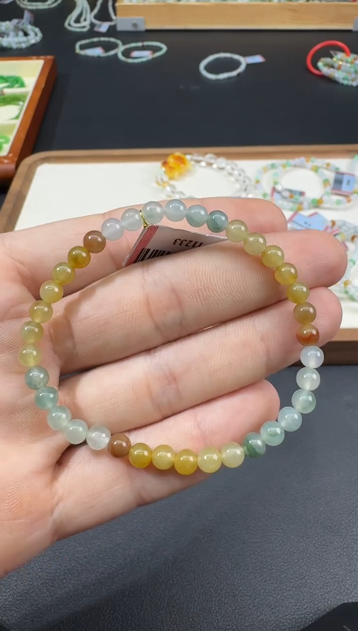 未镶嵌手串翡翠S0923-S1680-360