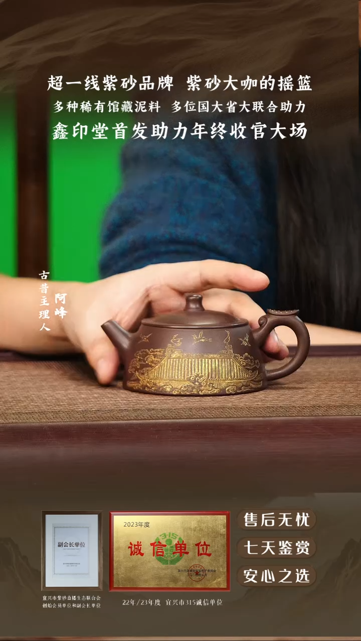 鑫印堂紫泥大红袍飞龙190cc