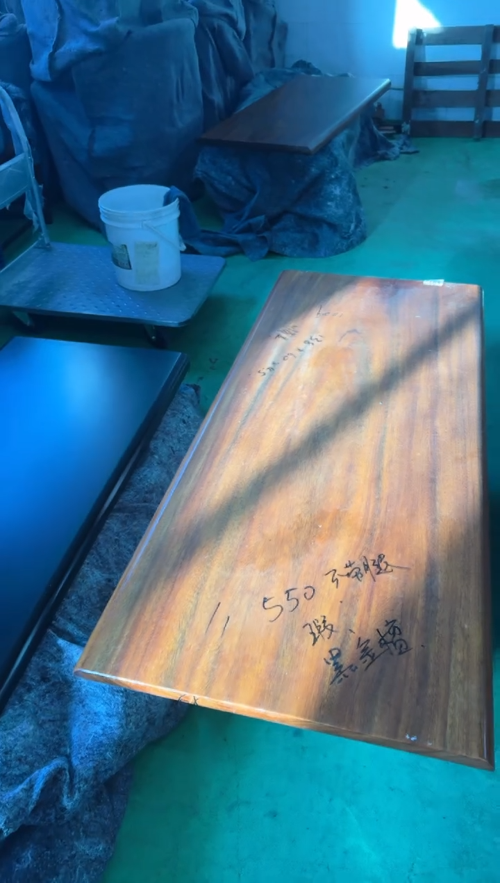 木（非红木类）进口款A875黑金檀138*60*4.5微瑕不带腿