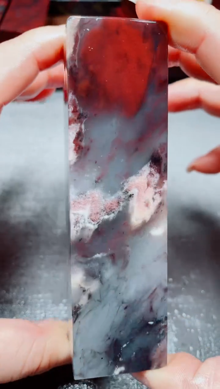 玉桂林鸡血玉素章--16