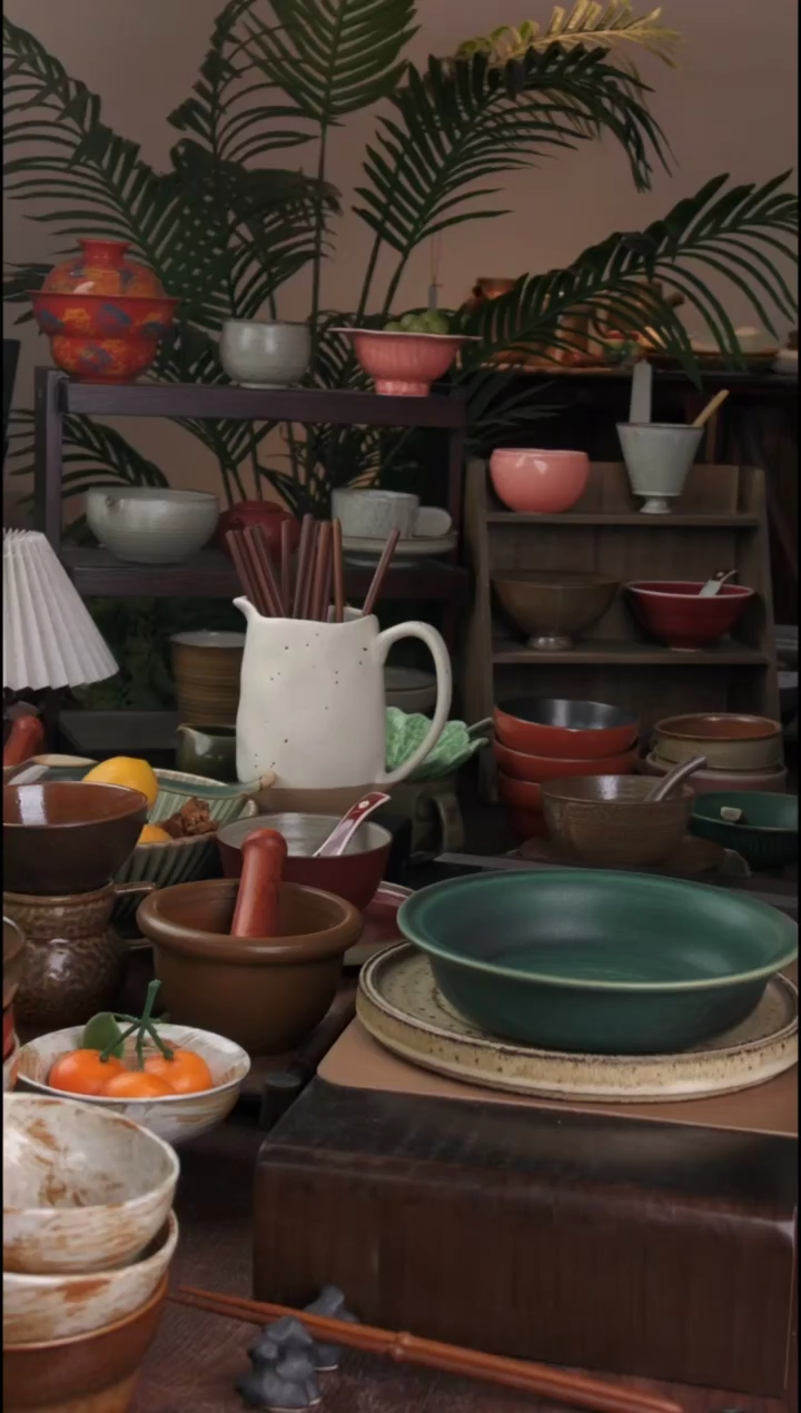 碗微瑕景德镇手工高温餐具1888
