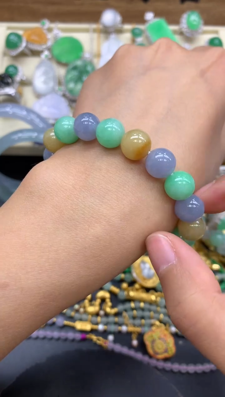 【闪购商品】翡翠手串未镶嵌424-中国好珍宝