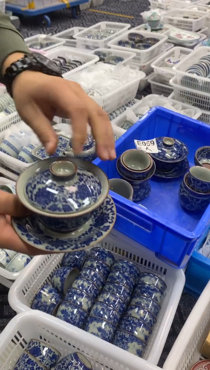 陶瓷景德茶具容量约160