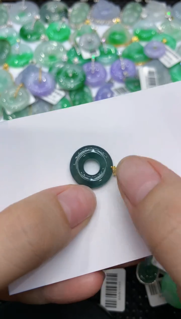 【闪购商品】翡翠颈饰18K金镶嵌111111111111