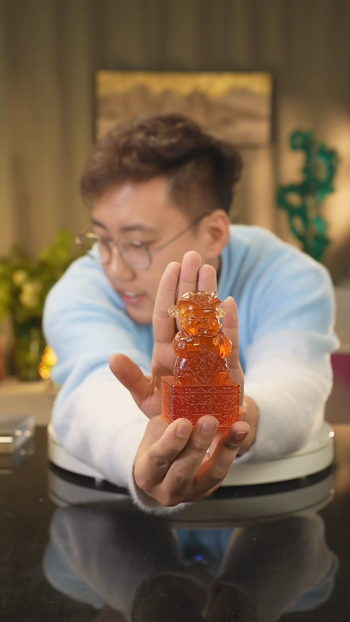 【闪购商品】古法艺术琉璃 琉璃小财神