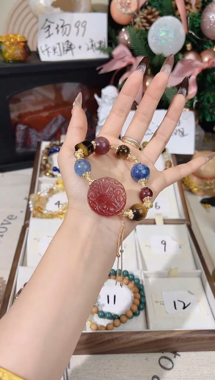 未镶嵌手链水晶草莓晶