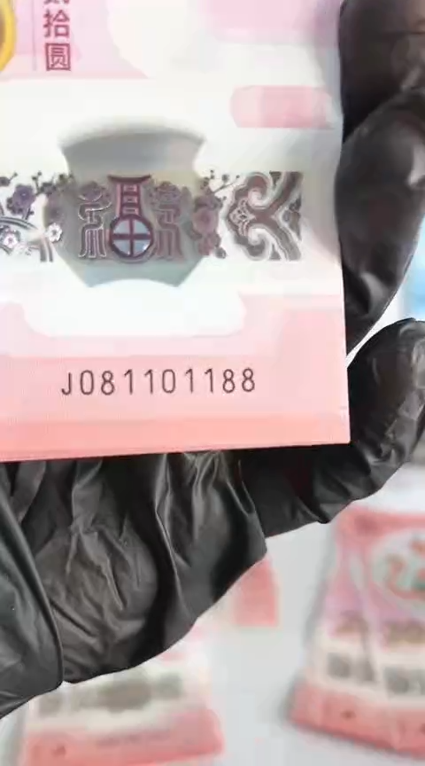 【闪购商品】塑料蛇钞包67分单张号码081101188