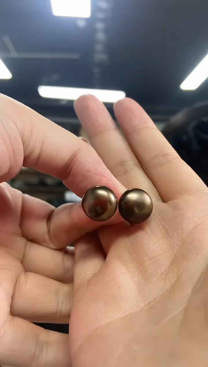 【闪购商品】海水珍珠耳饰银S925镶嵌多样性发其一颜色微差