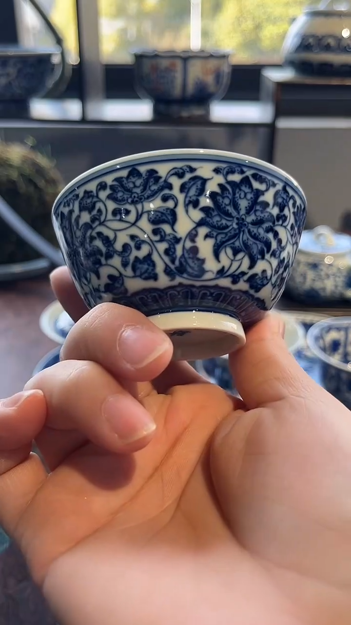 镹曰陶手工手绘柴窑制作小微瑕