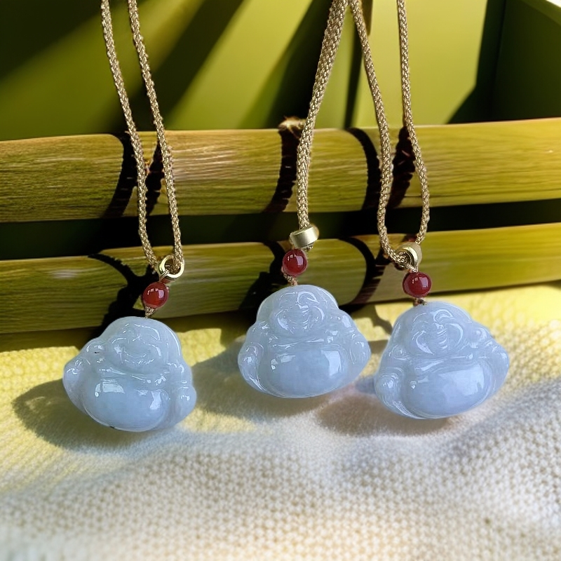 天然翡翠佛公吊坠/多样性发一/550193