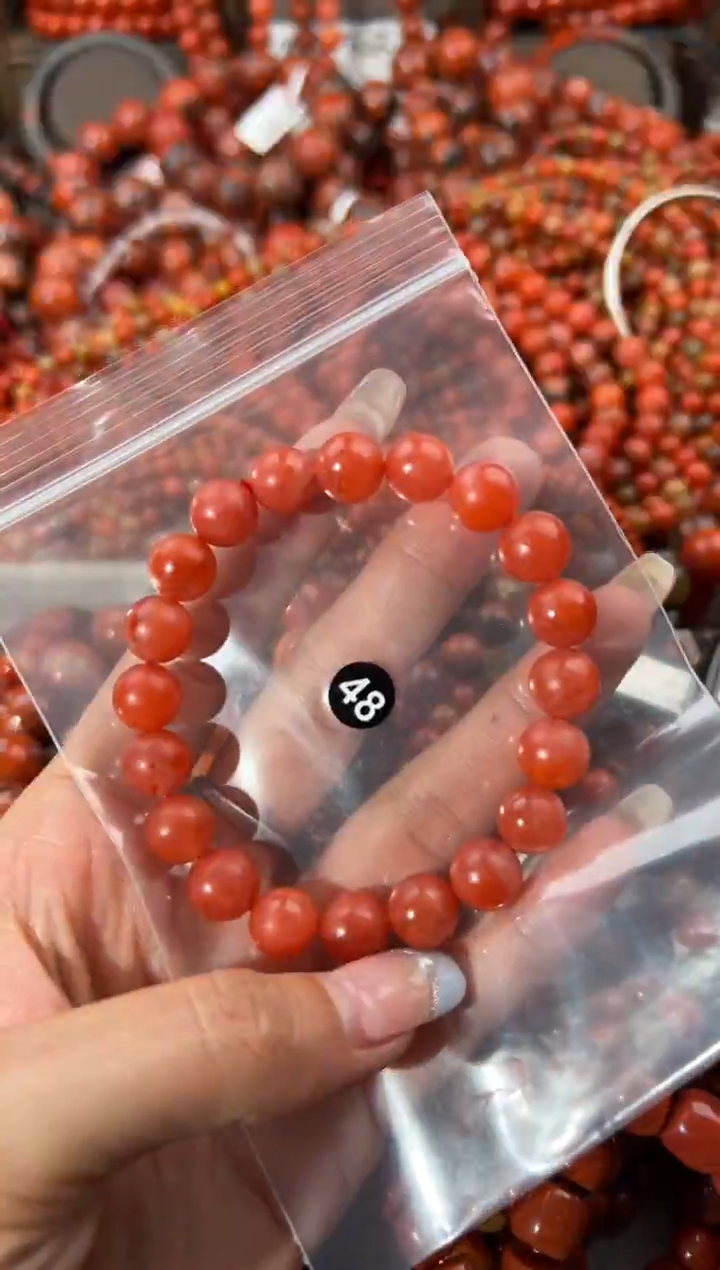 未镶嵌手串南红玛瑙10+