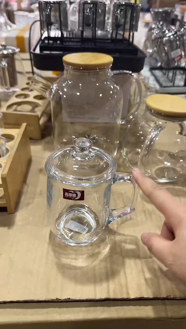 【闪购商品】水晶玻璃无盖款青苹果直播价