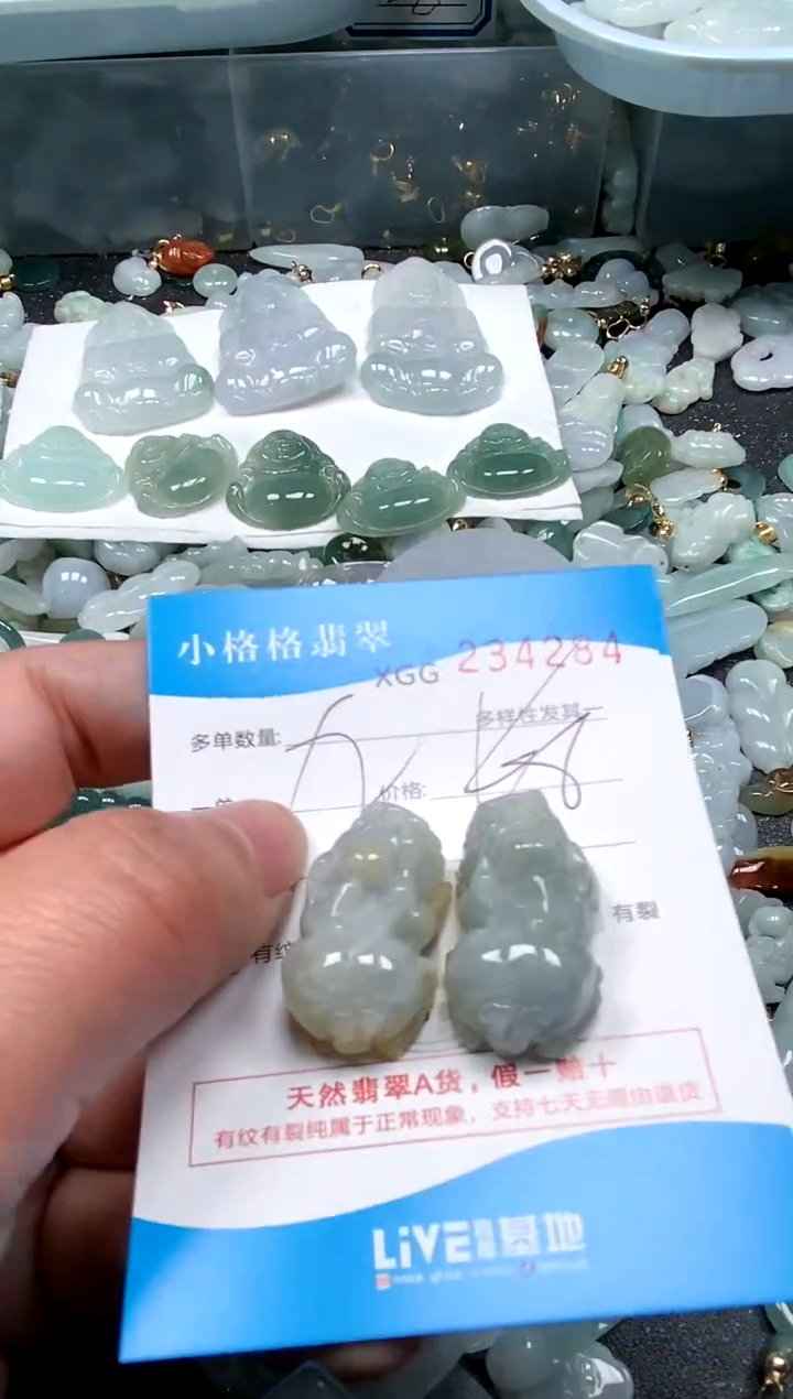 【闪购商品】翡翠颈饰未镶嵌闪购商品0234284