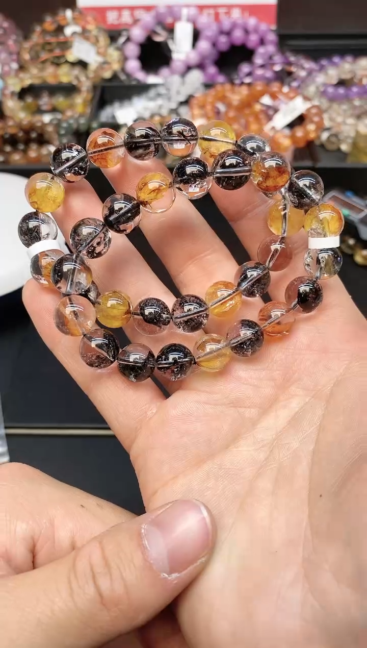 【闪购商品】水晶手链未镶嵌76 彩闪灵 11mm 多样性发其一