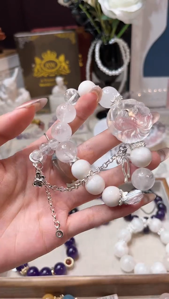 【闪购商品】水晶手链未镶嵌多样性发货发其一颜色微差【拍两单】