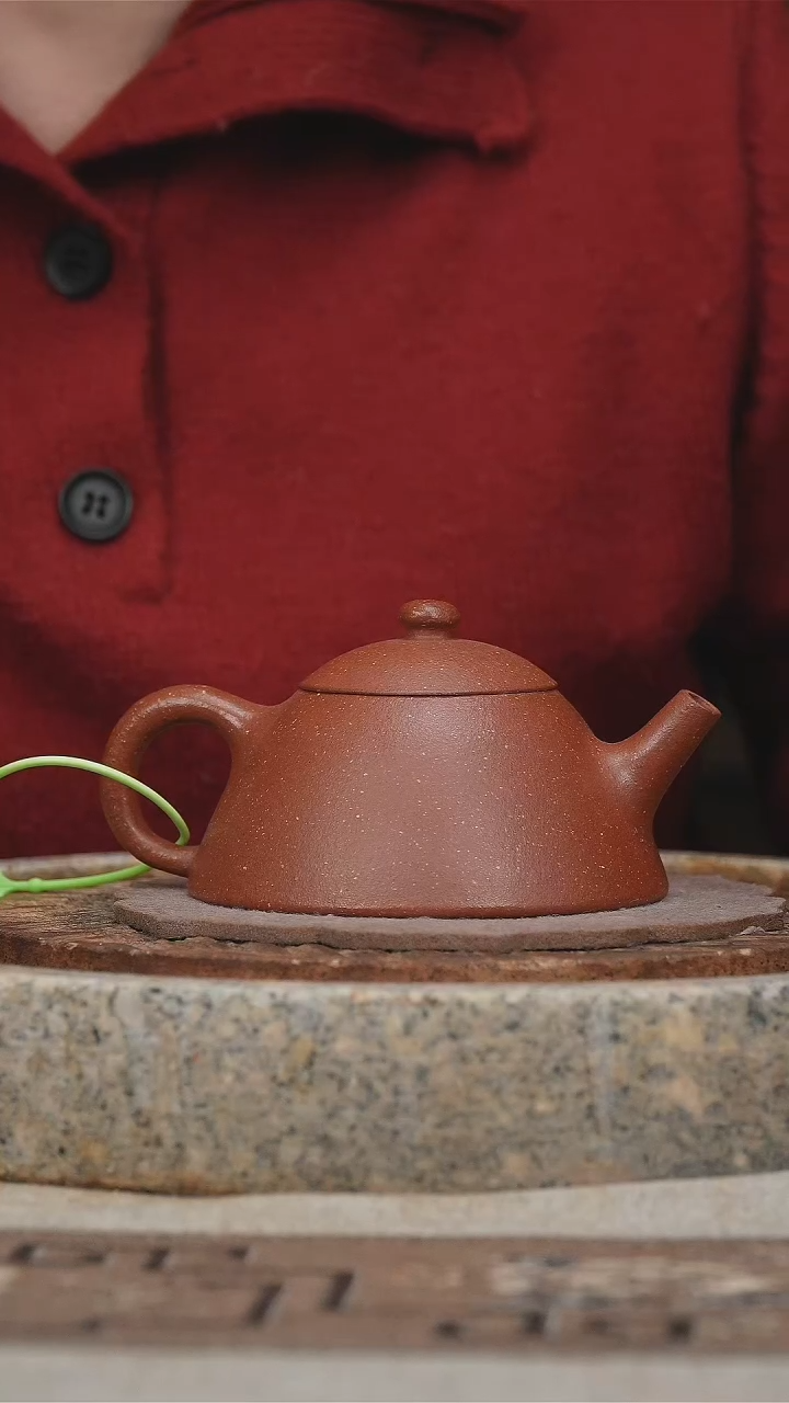 【闪购商品】紫砂茶壶红将坡霸王石瓢