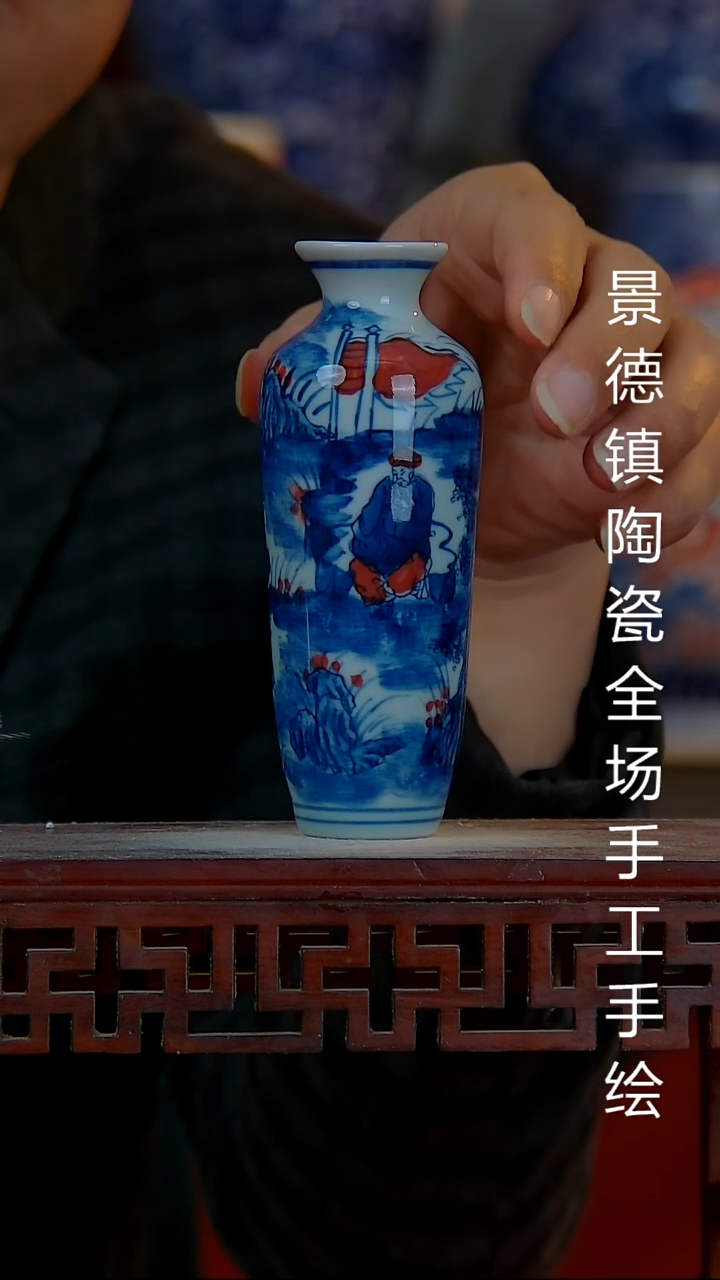 摆件景德镇陶瓷 全场手工手绘