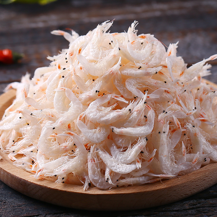 淡干虾皮 50克/包 个大饱满 淡干无盐 宝宝辅食