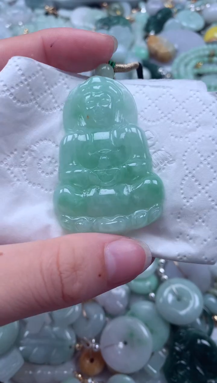 翡翠未镶嵌吊坠(不含链)7190