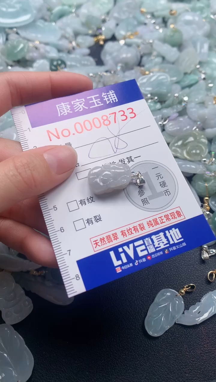 颈饰未镶嵌翡翠8733