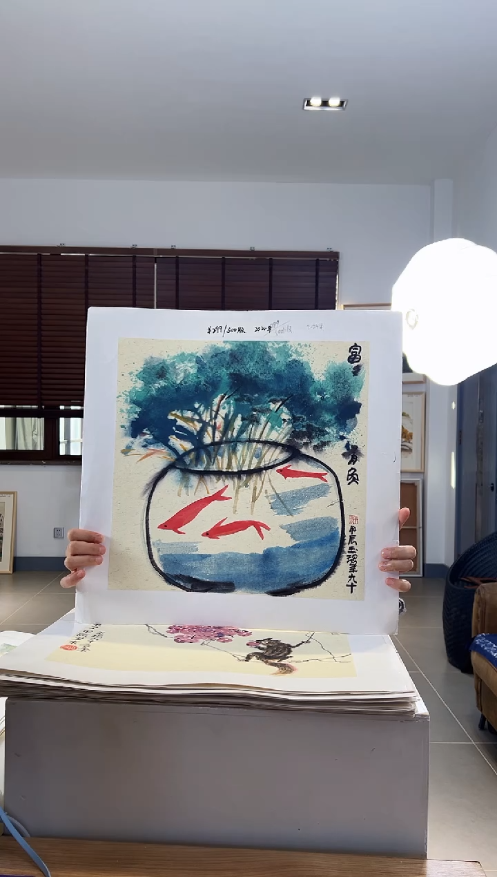 【闪购商品】版画限量亲签盖章版画S