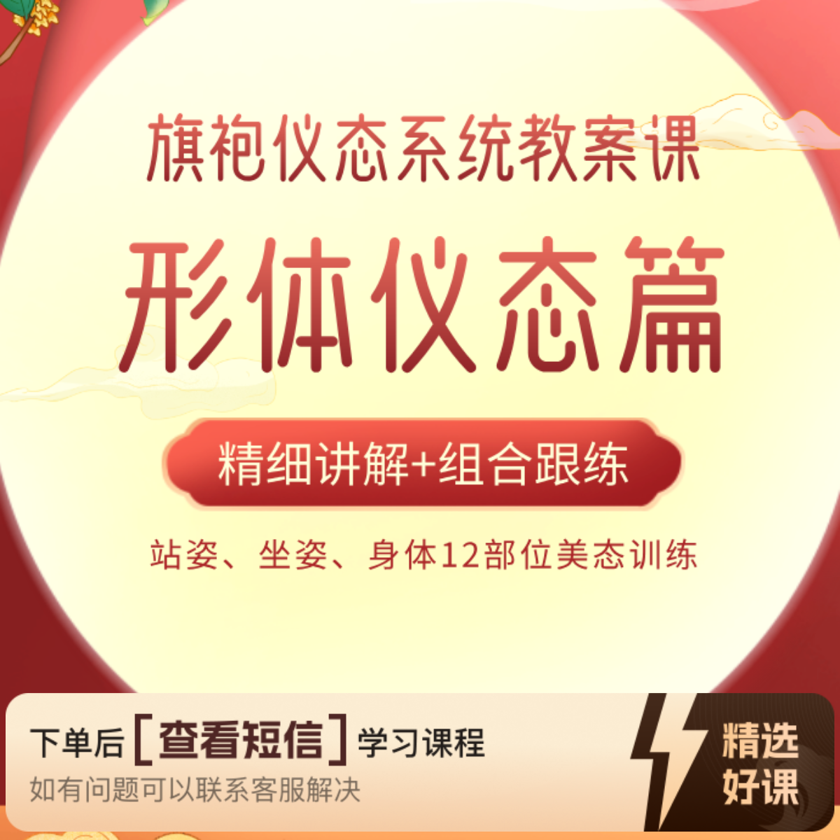 【入门弟子】形体仪态系统教案课（留意短信解锁课程）