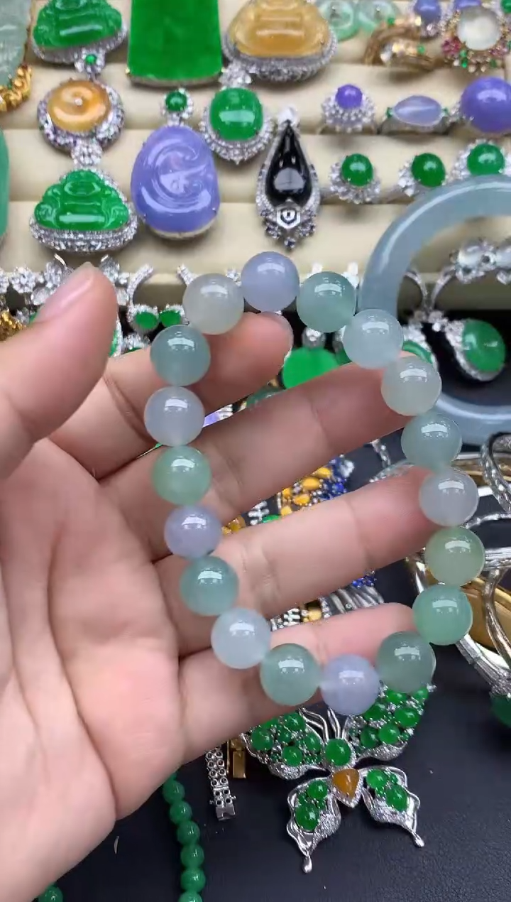 未镶嵌手链翡翠612-春日珠宝