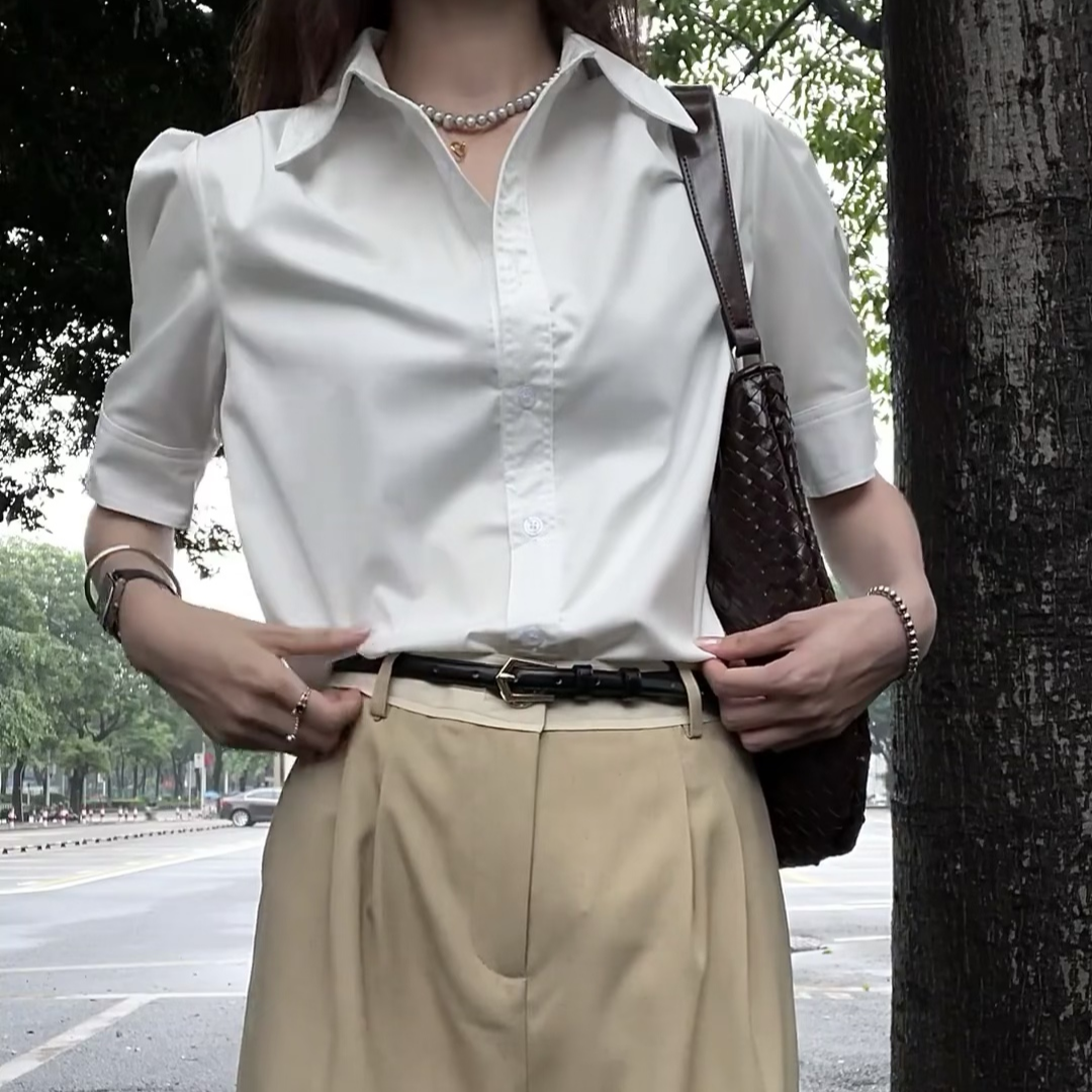 实拍~2025新款百搭气质时尚潮流轻奢设计感休闲女装