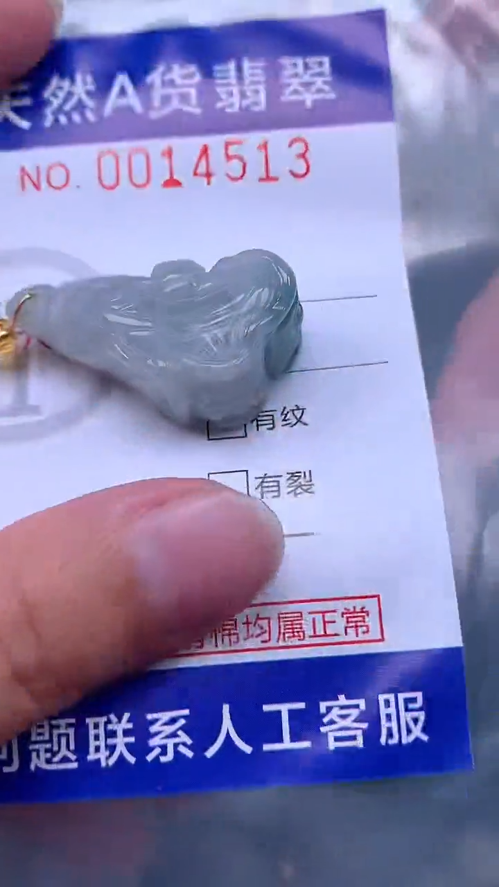 翡翠未镶嵌吊坠(不含链)1