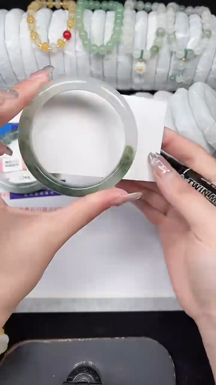 未镶嵌手镯石英质玉191-57/58