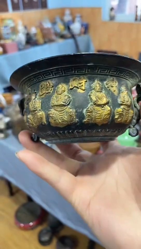 【闪购商品】摆件宫廷影视老旧工艺摆件