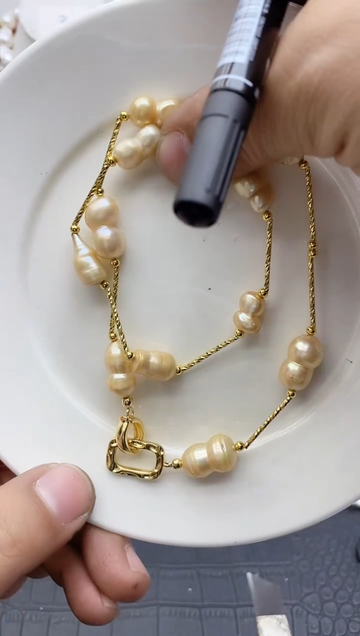 【闪购商品】淡水珍珠颈饰未镶嵌0304