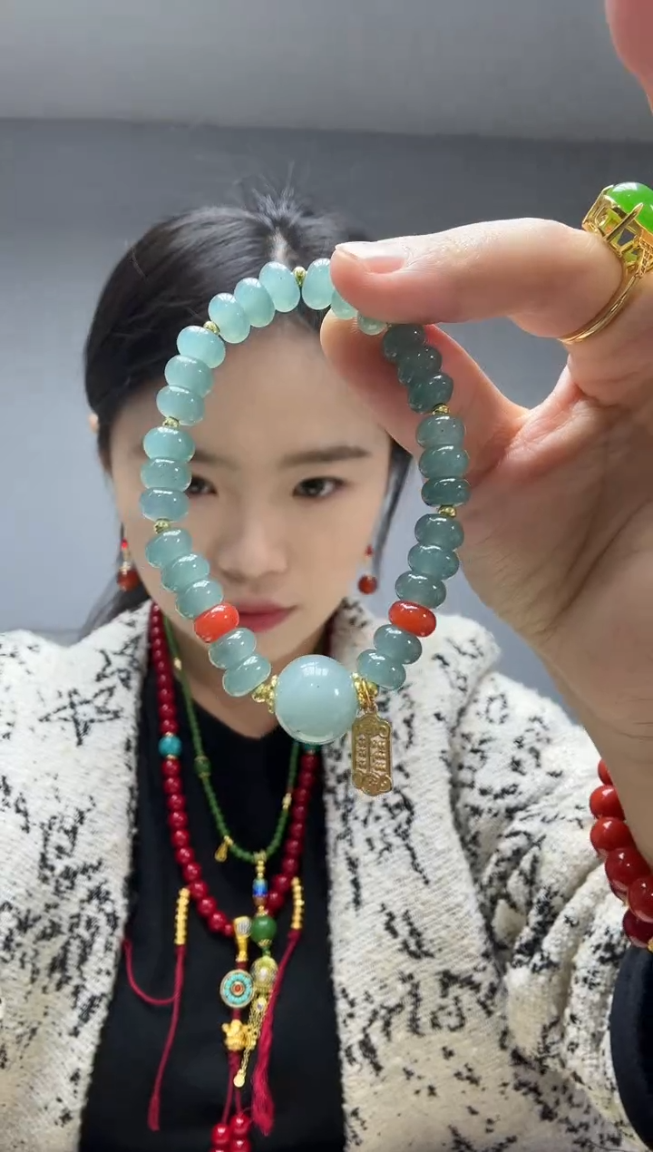 无非金属大圆珠宝高货颈饰