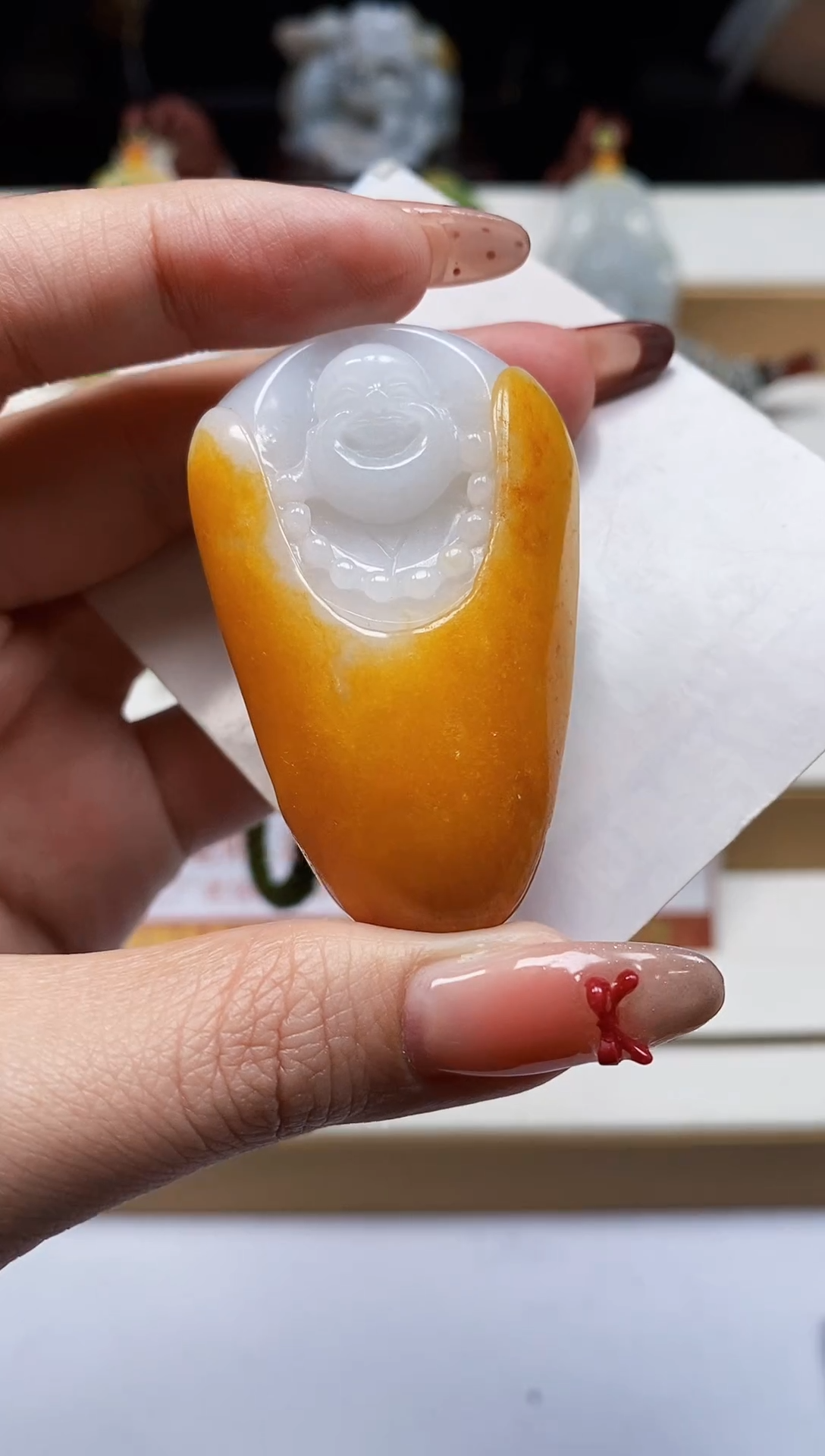 颈饰未镶嵌翡翠翡翠A货