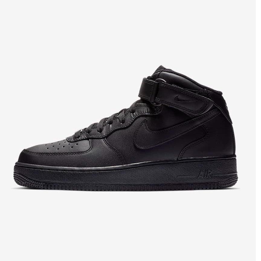 NIKE/耐克AF1黑武士男子中帮空军一号运动鞋CW2289-001