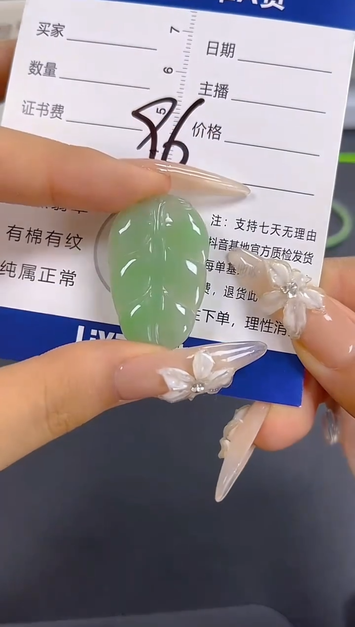 颈饰未镶嵌翡翠纯天然缅甸翡翠A货