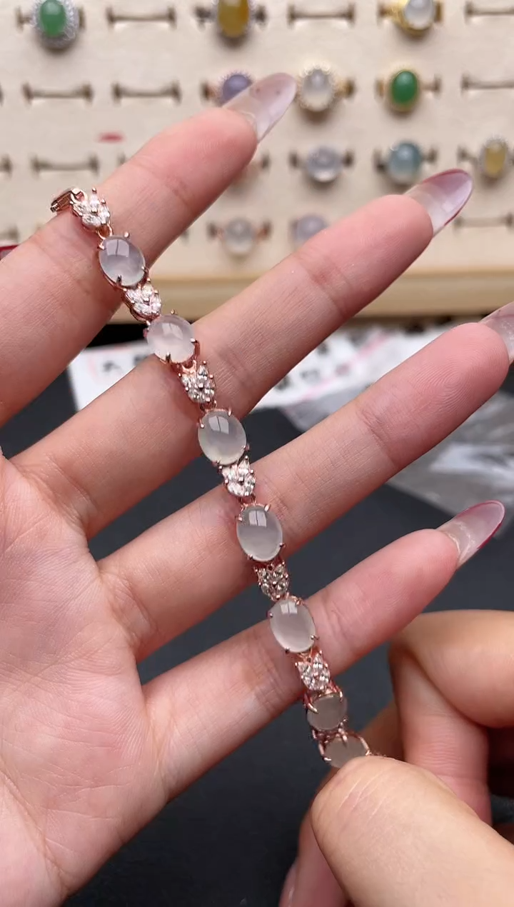 【闪购商品】翡翠耳饰银S925镶嵌一物一证一礼盒