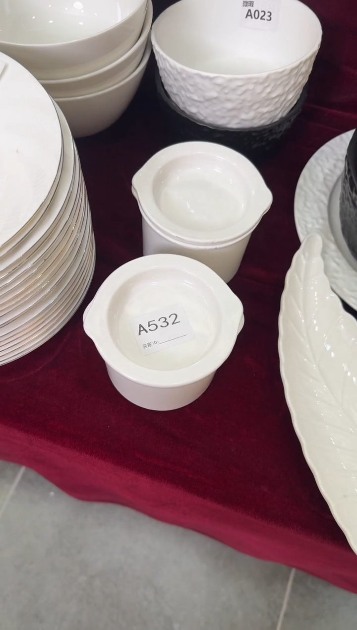 摆件陶A532  2个 仓库清仓微瑕陶瓷餐具