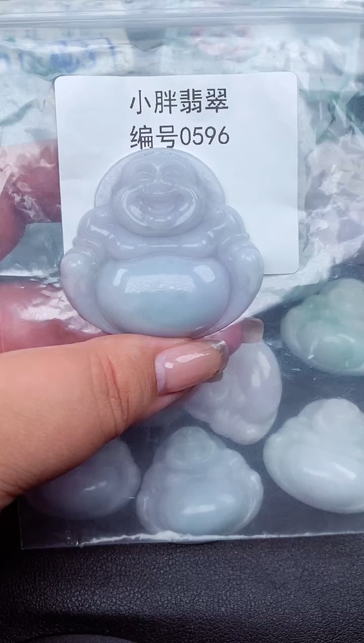 翡翠未镶嵌颈饰缅甸天然A货翡翠0596