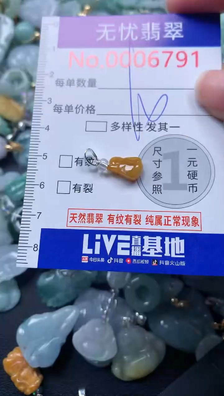 颈饰未镶嵌翡翠6791