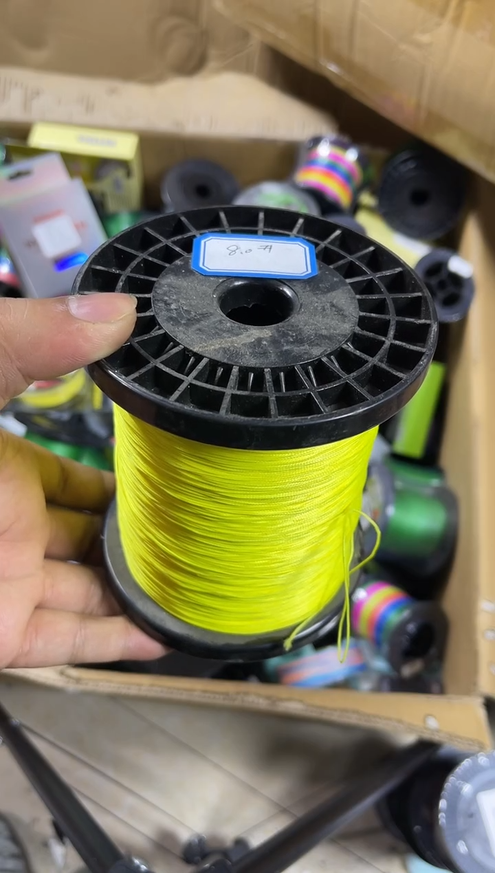 PE---8.0---X8黄色路亚线1000米尾货