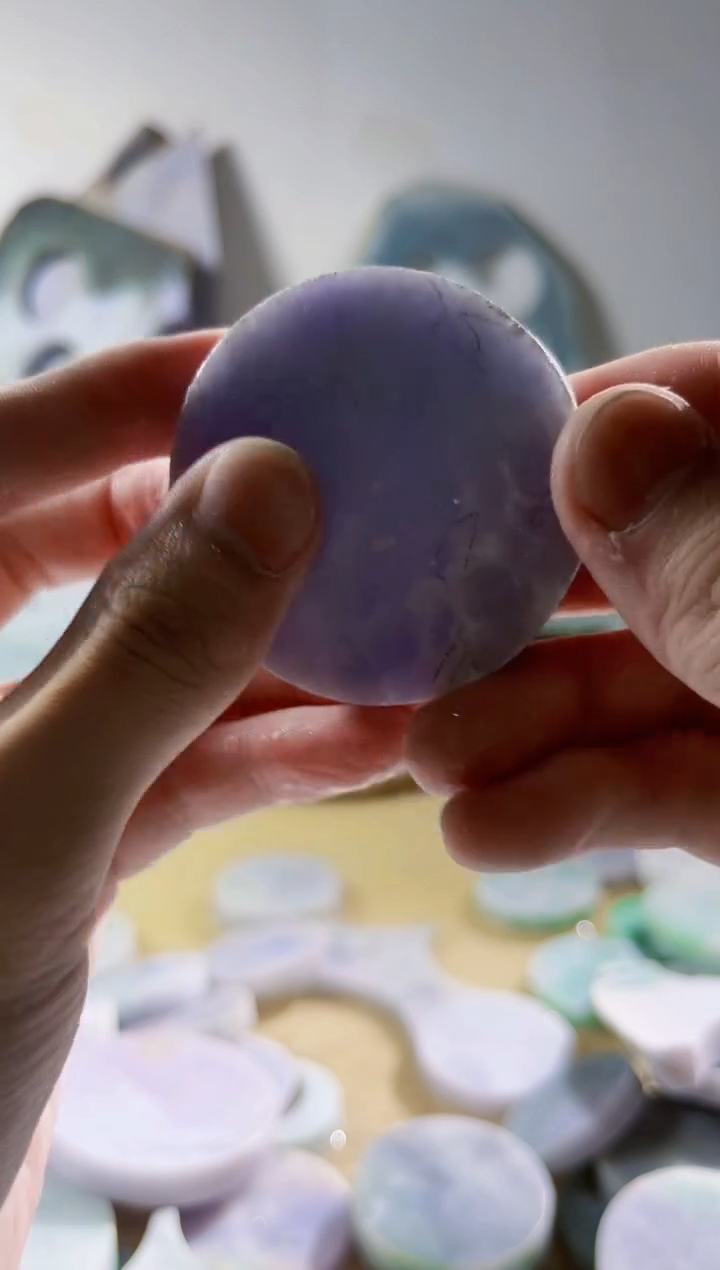 翡翠裸石缅甸翡翠A货文6822