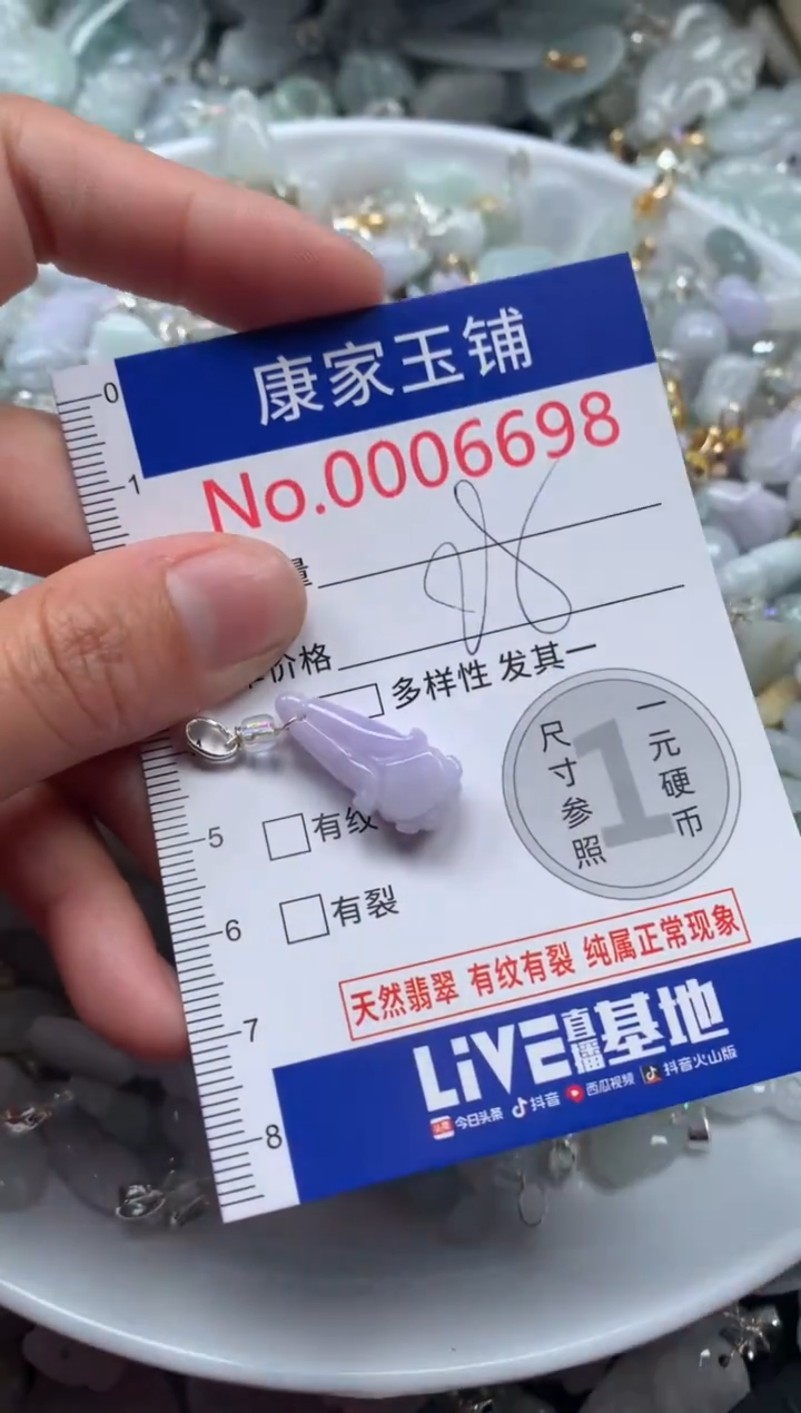 颈饰未镶嵌翡翠6698