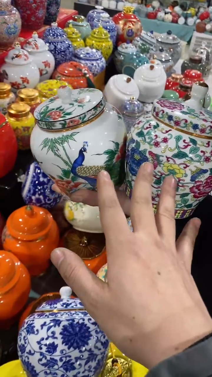 【闪购商品】罐陶瓷茶叶罐存茶罐密封罐红茶绿茶储存罐