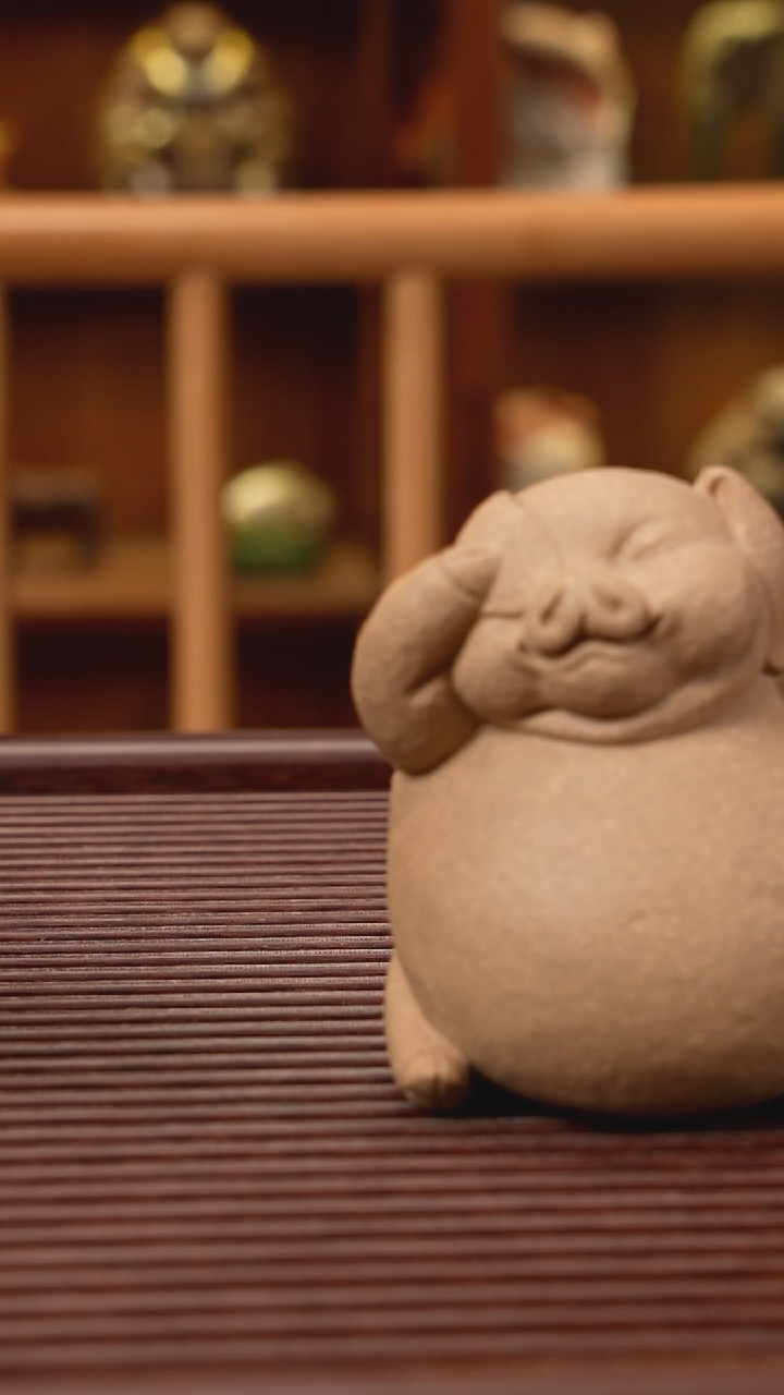 【闪购商品】紫砂茶宠紫砂小猪