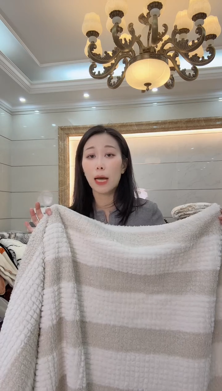 羊驼毛200*230月亮绒卡其色